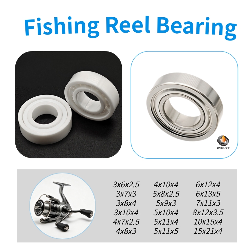 Baitcasting Reel - 1/5/10個入り 3x7x3、3x10x4、5x8x2.5のサイズの釣り用リール。ベイトキャスティングリール、スピニングリール。アップグレードされたセラミックハイブリッドベアリング、ABEC-7/9。