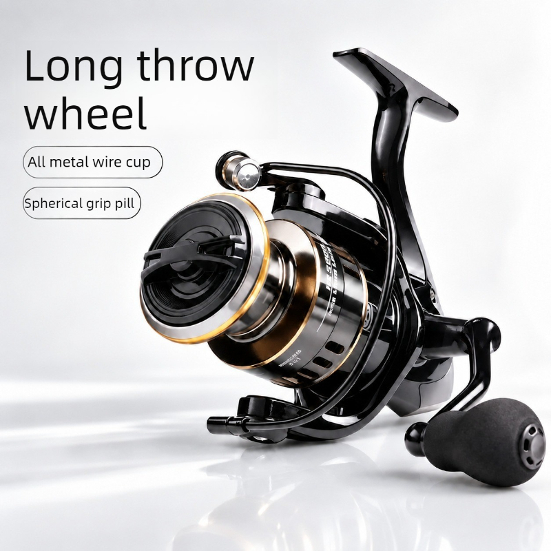 Trolling Reel - ルアー釣り用、オールメタル製スピニングリール。遠投が可能なスピニングリールで、海水釣りやシーロッドに最適。オールメタル製の釣り用リール。