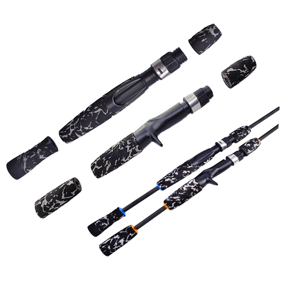 Reel Repair Kit - 1 セットキット/パックロッドハンドルスプリットグリップ EVA 素材迷彩黒スピニングキャスティングリールシートロッド修理されたコンボセットキット部品