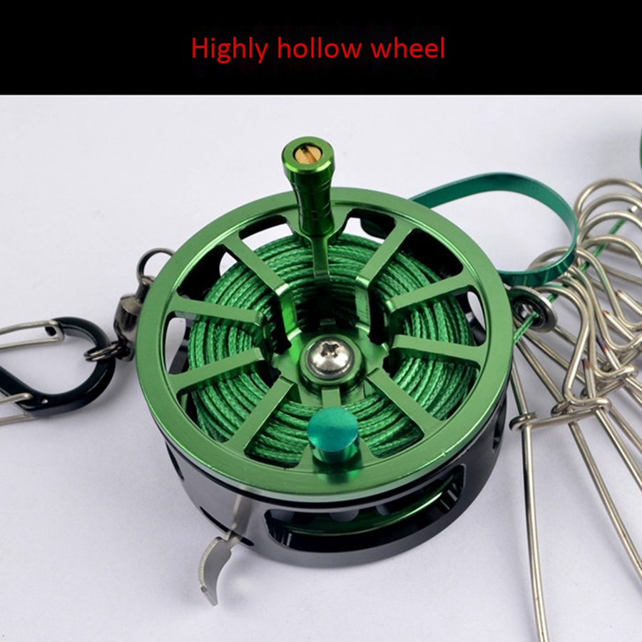 ステンレス鋼の釣りロックバックル、リールライブフィッシュロッ - Fly Reel のレビューと価格