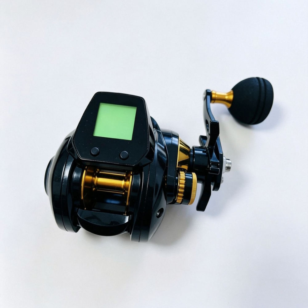 電子式ベイトキャスティングリール。深型スプール設計。デジタル - Trolling Reel のレビューと価格